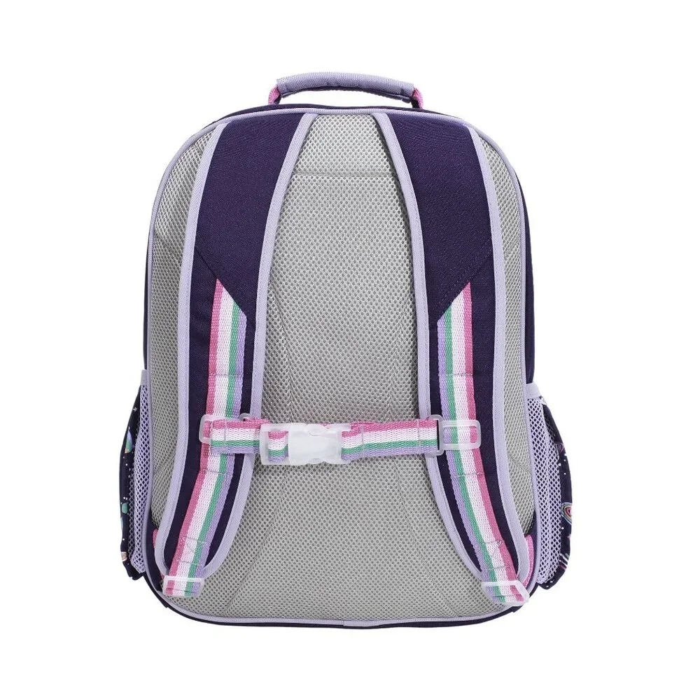 Pottery Barn Kids Mackenzie Rainbow Heart Galaxy Glow-in-the-Dark Backpack Large